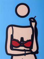 Julian Opie RUTH WITH CIGARETTE 4 Lambda Print - Sold for $1,920 on 02-21-2026 (Lot 260).jpg